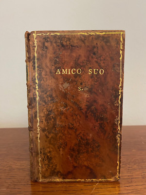 Oliver Cromwell by Gregorio Leti, Berlin 1794, Mottled Calf Leather Binding-image