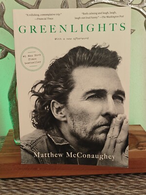 Greenlights by Matthew McConaughey Autograph Book Signed Auto Paperback Version-image