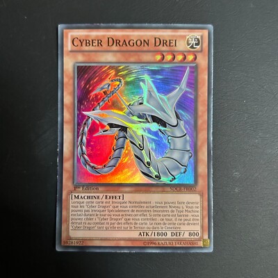 Yu-Gi-Oh! Card - Super Rare - Cyber Dragon Three SDCR-FR002-image