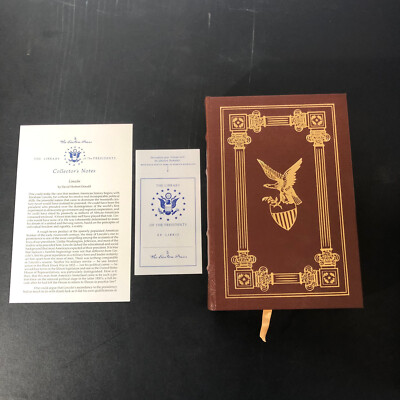 EASTON PRESS LEATHER LibraryOf Presidents LINCOLN David Herbert Donald BIOGRAPHY-image