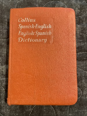 Collins Spanish-English English-Spanish Pocket Dictionary  1969 Vintage-image