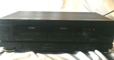 Fisher CR-W781 Stereo Double Cassette Deck FOR PARTS/REPAIR-image