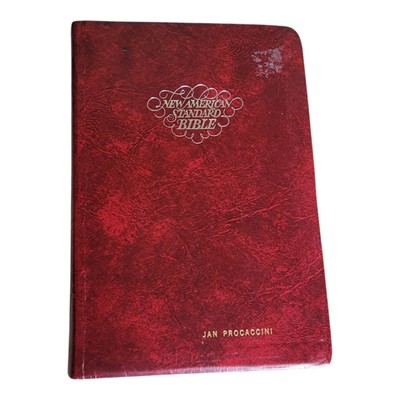 New American Standard Bible Reference Red Letter Edition 1975 Soft Cover Leather-image