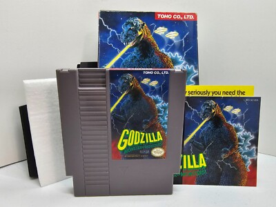 Godzilla: Monster of Monsters (Nintendo Entertainment System, 1989) Complete CIB-image