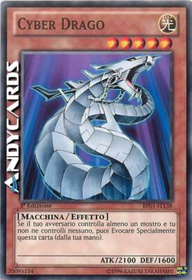 CYBER DRAGON • (Cyber Dragon) • Common • BP01 IT138 • 1Ed • Yugioh! • ANDYCARDS-image