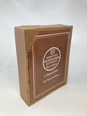 Noah Webster / WEBSTER'S NEW INTERNATIONAL DICTIONARY OF THE ENGLISH LANGUAGE-image