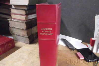 The American College Dictionary-VINTAGE, LEATHERBOUND, 1960, #3-image