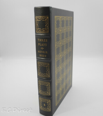 1979 Easton Press Three Plays Henrik Ibsen 100 Greatest Leather Bound Hardcover-image