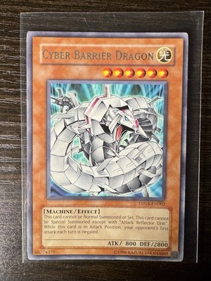 YuGiOh! RARE Cyber Barrier Dragon [DP04-EN002] - Zane Truesdale - Unlimited - NM-image