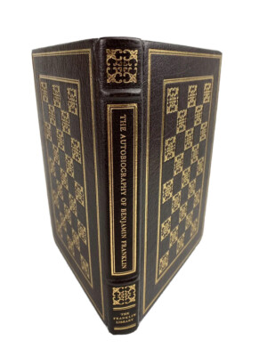 Autobiography Of Benjamin Franklin Great Books Leather Bound 1979 Franklin Mint-image
