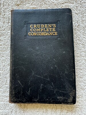 Cruden's Complete Concordance by Alexander Cruden Bonded Leather 1930 Leather-image