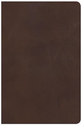 NKJV Large Print Personal Size Reference Bible, Brown Genuine Leather-image