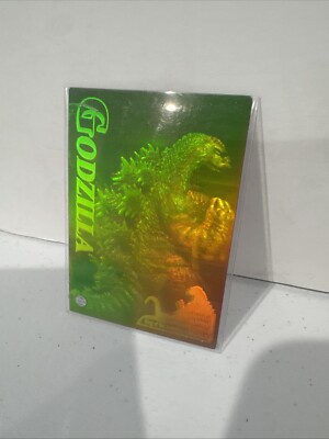 1995 Godzilla - King Of Monsters - Amada - Full Set Of 4 - Ultra Rare --image