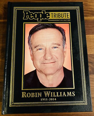 ROBIN WILLIAMS People Tribute Book 1951-2014 Easton Press Leather-image