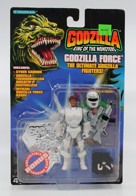 Godzilla Force King of the Monsters 1994 Trend Masters O'Brien Sealed With Card-image