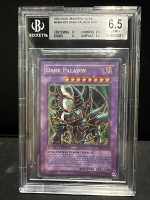 2003 YU-GI-OH Dark Paladin #DMG-001 Secret Rare Limited Edition BGS 6.5-image