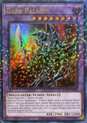 Yugioh Dark Paladin Duel Terminal Technology Ultra Rare HAC1 1st edition NM-image