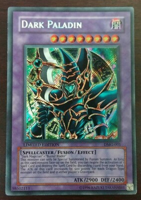  LIMITED | Yugioh Dark Paladin (DMG-001) Secret Rare Limited Edition | MINT-image