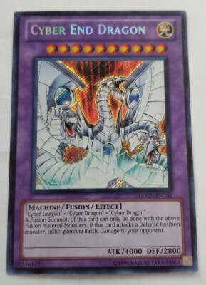 YUGIOH! Cyber End Dragon - LCGX-EN181 - Secret FREE SHIPPING AND BONUS!-image