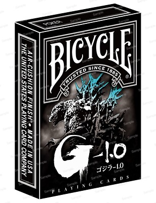 Bicycle Godzilla-1.0 Playing Cards | Rare Anime Trump Card Sealed Pack Japan-image