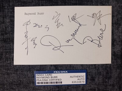Godzilla Haruo Nakajima Akira Takarada Raymond Burr Signed Autograph PSA DNA 💥-image