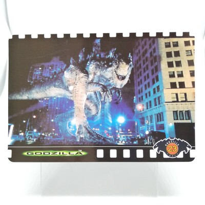 No.23 Godzilla Hollywood movie Card Japan TOHO 1998 BANDAI MADE in JAPAN TCG-image