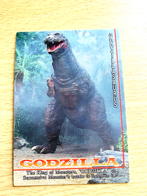 Godzillasaurus Godzilla 1995  CARD No.51 TOHO  From Japan  C-109-image