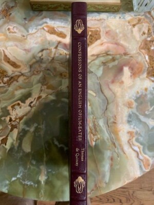 Confessions Of An English Opium-Eater,Thomas de Quincey.Easton Press, Famous Ed.-image