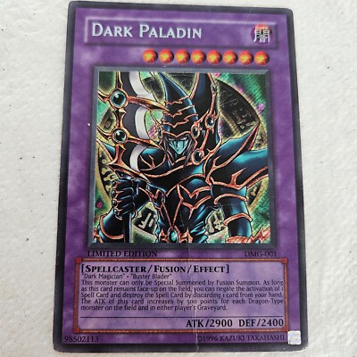 Yugioh! Dark Paladin - DMG-001 - Secret Rare - Limited Edition HP ORIGINAL-image