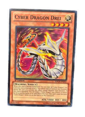 Cyber Dragon Drei SDCR-EN002 Cyber Dragon Revolution 1st Edition-image