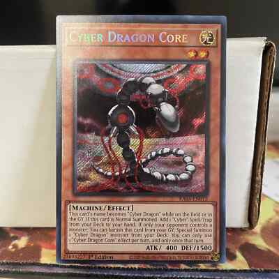 1ST EDITION CYBER DRAGON CORE 2020 RA04-EN013 YUGIOH CARD (NM)-image