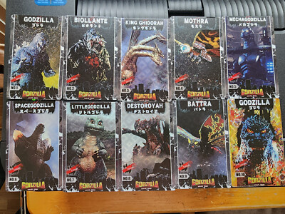 Round1 Godzilla Kaiju Drop FULL SET (cards 1-10) 10,000 TICKETS!!!-image