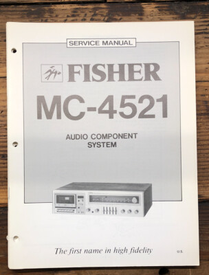 Fisher MC-4521 Stereo  Service Manual *Original*-image