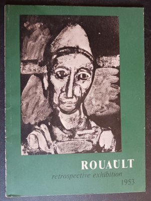 Rouault Retrospective Exhibition 1953 art exhibition catalog-image