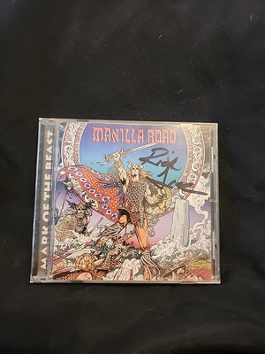 104- Mark of the Beast Manilla Road CD 2002 Monster Music) Signed By Rick Fisher-image