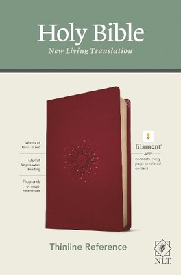 Tyndale House NLT Thinline Reference Bible, Filament Enabled Edi (Leather Bound)-image