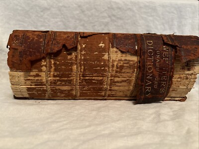 Antique Webster's Dictionary Unabridged Edition 1883-image