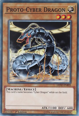Yugioh Proto-Cyber Dragon LEDD-ENB05 Common 1st Edition-image