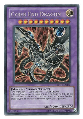 Cyber End Dragon LCGX-EN181 Secret Rare (Alternate Art) Yu-Gi-Oh Card (Unl) New-image