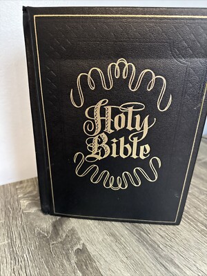 Holy Bible KJV Clarified Reference Red Letter Bonded Leather HC 1964  Zondervan-image