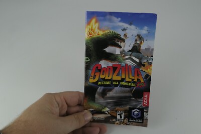 Godzilla Destroy All Monsters Melee  GameCube Manual, No Game-image