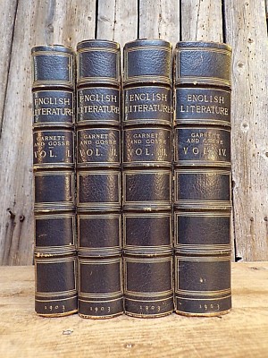 English Literature - An Illustrated Record ~ 4 Vols ~ 1st/1st ~ 1903 ~ Heinemann-image