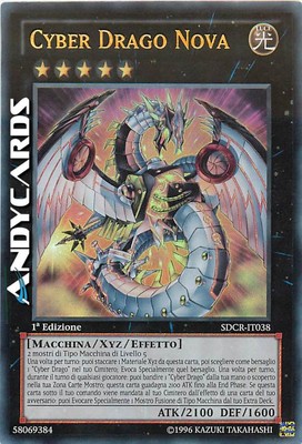 NEW CYBER DRAGON • (Cyber Dragon) • Ultra R • SDCR IT038 • Very Good • Yugioh!-image