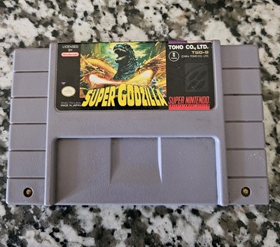 Super Godzilla (Super Nintendo SNES 1993) Cartridge Only Tested Authentic-image