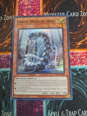 Yu-Gi-Oh! Cyber Dragon Herz SDCS-EN009 Super Rare 1st Edition Near Mint b2/-image
