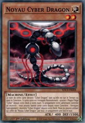 Yu Gi Oh! Cyber Dragon Core SDCS-FR008 Common in French-image