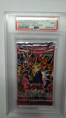 PSA 9 1st Edition Magician's Force Foil Pack-image