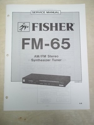 Fisher Service/Repair Manual~FM-65 Stereo Tuner-image