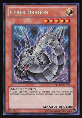 Cyber Dragon ALT ART - LCGX-EN176 - Secret Rare - Unlimited Yugioh US Print-image