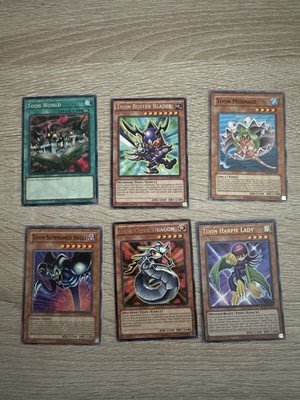 Yugioh Cards Toon Mermaid Cyber Dragon Harpie Skull Buster Set with Bonus Gift-image